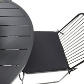 Oakglen Outdoors 4 Seater Zephirine Outdoor Bar Table &amp; Stool Set