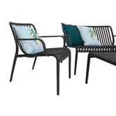 Oakglen Outdoors 4 Seater Sutton Outdoor Lounge Set