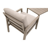 Oakglen Outdoors 5 Seater Cecily Steel Outdoor Lounge Set