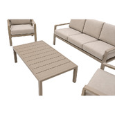 Oakglen Outdoors 5 Seater Cecily Steel Outdoor Lounge Set