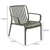 Oakglen Outdoors 4 Seater Sutton Outdoor Lounge Set