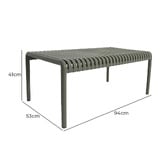 Oakglen Outdoors 4 Seater Sutton Outdoor Lounge Set