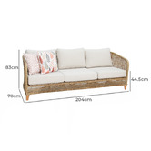 Oakglen Outdoors 5 Seater Nyra Outdoor Sofa Set