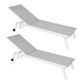 Oakglen Outdoors 3 Piece Rosalind Sun Lounge Set