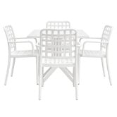 Oakglen Outdoors 4 Seater Lucien Outdoor Dining &amp; Chair Set