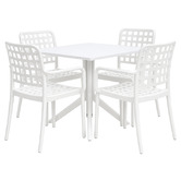 Oakglen Outdoors 4 Seater Lucien Outdoor Dining &amp; Chair Set