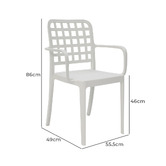 Oakglen Outdoors Lucien Outdoor Dining Chair