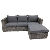 Oakglen Outdoors 3 Seater Hayze Outdoor Lounge Set