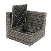 Oakglen Outdoors 3 Seater Hayze Outdoor Lounge Set