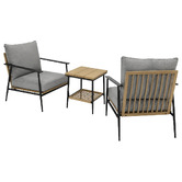 Oakglen Outdoors 2 Seater Arlie Outdoor Lounge Set