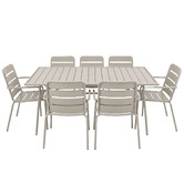Oakglen Outdoors 6 Seater Varen Outdoor Dining Table &amp; Chair Set