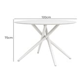 Oakglen Outdoors Nevan Aluminium Outdoor Dining Table