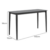 Oakglen Outdoors 6 Seater Casen Outdoor Bar Table &amp; Stool Set