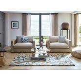 Sanderson Stone Amanpuri Hand-Tufted Wool-Blend Rug