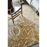 Sanderson Ochre Cantaloupe Hand-Tufted Wool Rug