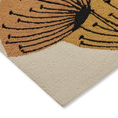 Sanderson Brown Dandelion Clocks Outdoor Rug