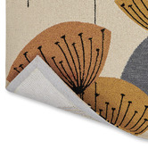 Sanderson Brown Dandelion Clocks Outdoor Rug