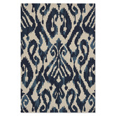 Sanderson Indigo Kasuri Outdoor Rug