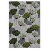 Sanderson Grey Dandelion Clocks Outdoor Rug