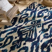 Sanderson Indigo Kasuri Outdoor Rug