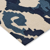 Sanderson Indigo Kasuri Outdoor Rug