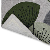 Sanderson Grey Dandelion Clocks Outdoor Rug