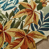 Sanderson Russet Brown Robin's Wood Hand-Tufted Rug
