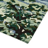 Sanderson Forest Green Ancient Canopy Hand-Tufted Rug