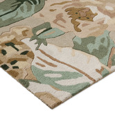 Sanderson Birch Rose &amp; Peony Hand-Tufted Pure New Wool Rug