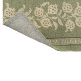 Sanderson Forest Green Anaar Hand-Tufted Pure New Wool Rug