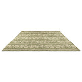 Sanderson Forest Green Anaar Hand-Tufted Pure New Wool Rug