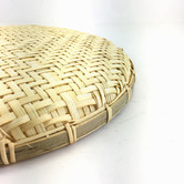 Natura Kitchen 5 Piece Natural Hand-Woven Bamboo Tray Set