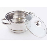 Natura Kitchen Universal 2.5L Stainless Steel Steamer with Lid