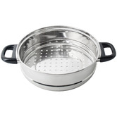 Natura Kitchen 2 Piece 24cm Steamer &amp; Stock Pot Set