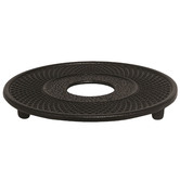 Natura Kitchen Black Cast Iron Footed Trivet