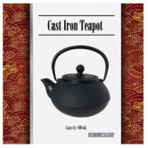 Nova Star Black Cast Iron Teapot with Infuser