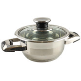 Natura Kitchen 16cm Stainless Steel Casserole