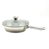 Natura Kitchen 2 Piece Nova Star 20cm Stainless Steel Frypan &amp; Lid Set