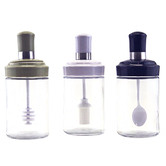 Natura Kitchen 3 Piece Nova Star 250ml Glass Condiment Jar Set