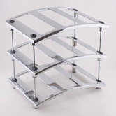 Natura Kitchen 9 Bottle Zinc Alloy Wine Rack