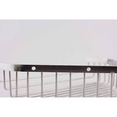 Natura Kitchen Kelsey Stainless Steel Corner Shower Caddy