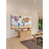 Barley Cove Warm World Canvas Wall Art