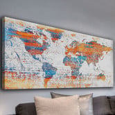 Barley Cove Warm World Canvas Wall Art
