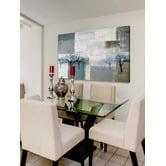 Barley Cove Blue Trees Canvas Wall Art