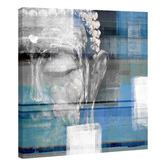 Barley Cove Blue Buddha Canvas Wall Art