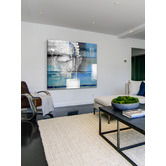 Barley Cove Blue Buddha Canvas Wall Art