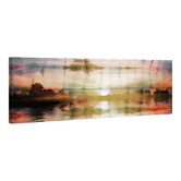 Barley Cove Painted Sunset Canvas Wall Art