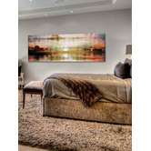 Barley Cove Painted Sunset Canvas Wall Art