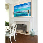 Barley Cove Blue Relax Canvas Wall Art