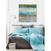 Barley Cove Sand Pebbles Canvas Wall Art